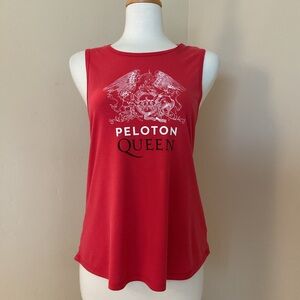 Peloton Queen Red Tank Top Size M